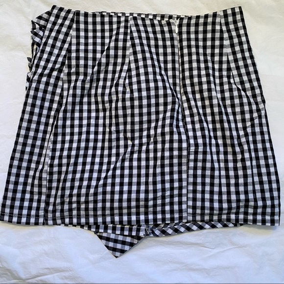 Gingham Ruffle Skirt - Picture 3 of 4